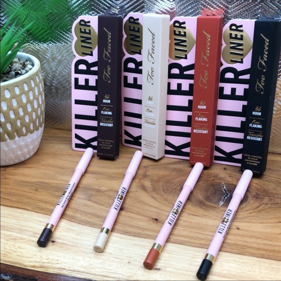 Too Faced Other - NIB! 4 Pc bundle Too Faced Killer Liner Gel Eyeliner Pencil